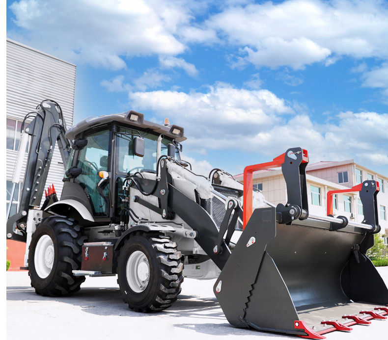 Dizel traktör yükleyicisi 1.2 tonluk tarım traktörü makinesi 0.1cbm kova