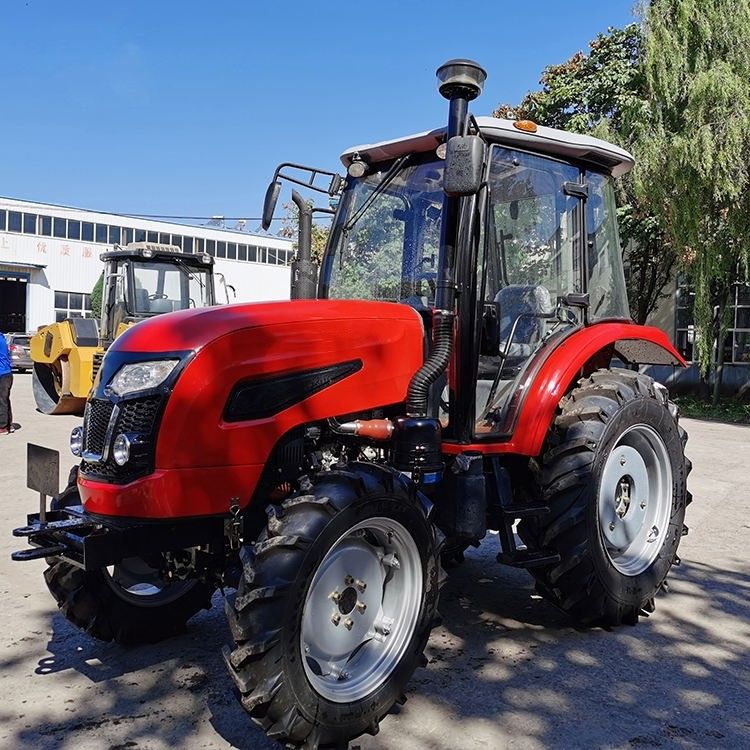 XINCHAI Motor 80HP Çiftlik Traktörü Makine 80 HP Mini 4 Tekerlekli Traktör