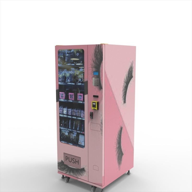 Çok fonksiyonel güzellik ürünleri satış makinesi 150W çıkış nakit kredi kartı ödeme