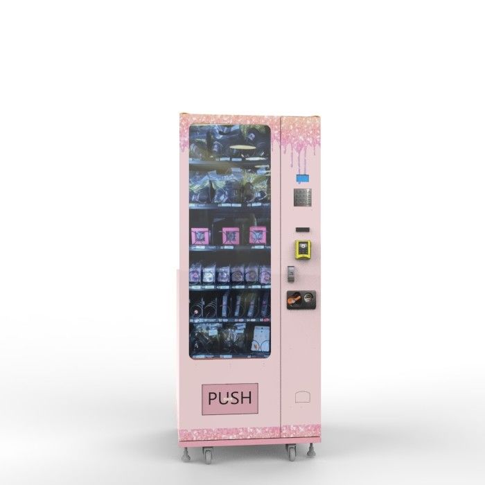 Çok fonksiyonel güzellik ürünleri satış makinesi 150W çıkış nakit kredi kartı ödeme