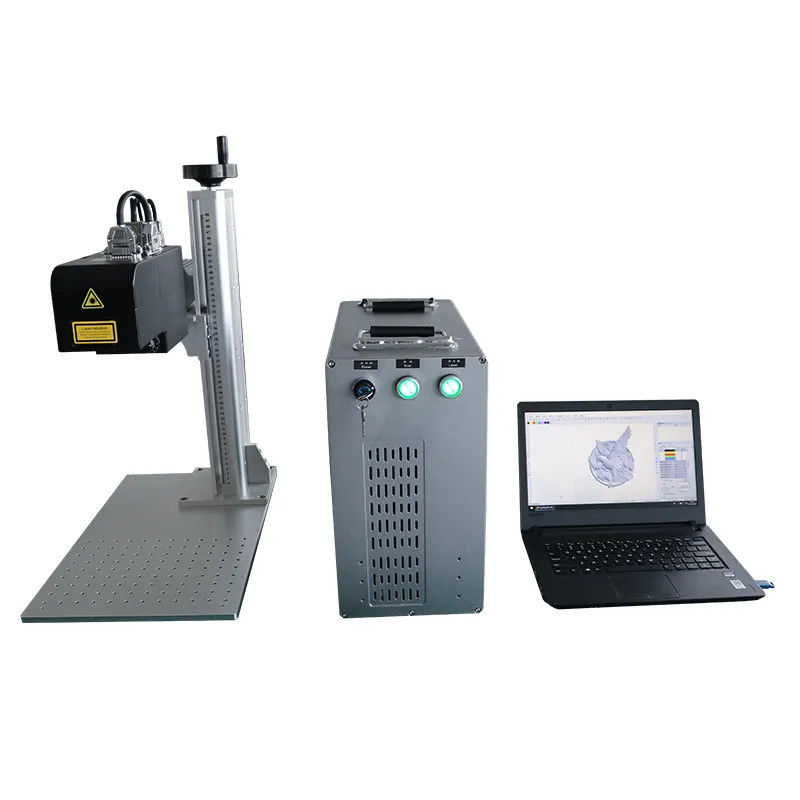 100W Mopa JPT Renkli 3D Dinamik Odaklayıcı Lazer İşaretleme Makinesi