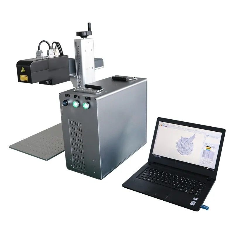 100W Mopa JPT Renkli 3D Dinamik Odaklayıcı Lazer İşaretleme Makinesi