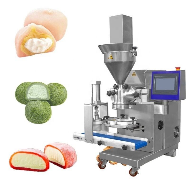 Fabrika küçük kalıplama şekillendirme işlemcisi mini Mochi dondurma makinesi Mochi şekillendirme makinesi