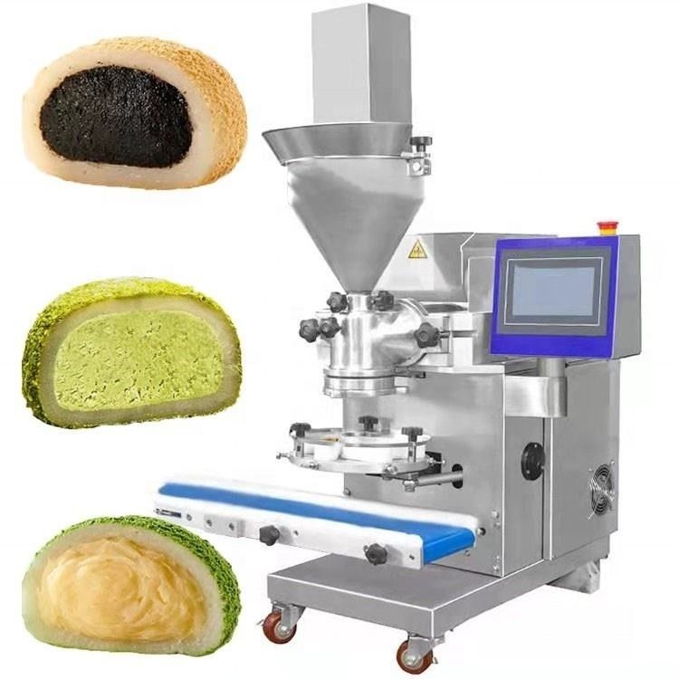 Fabrika küçük kalıplama şekillendirme işlemcisi mini Mochi dondurma makinesi Mochi şekillendirme makinesi