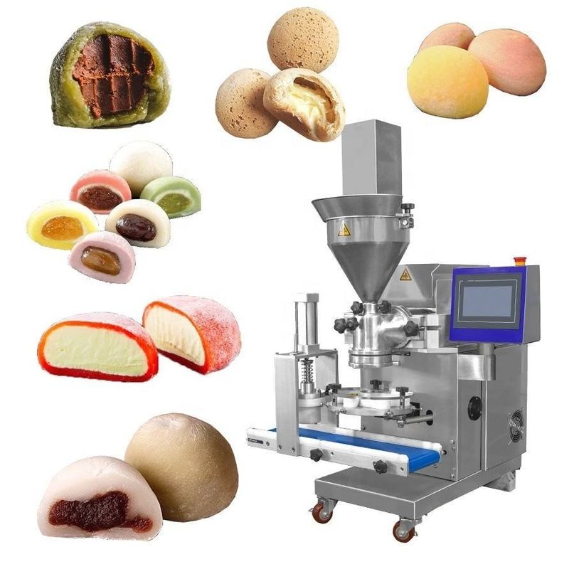 Fabrika küçük kalıplama şekillendirme işlemcisi mini Mochi dondurma makinesi Mochi şekillendirme makinesi