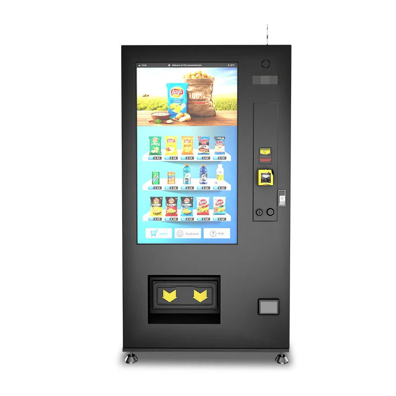 Özel dokunmatik ekran kullanıcı arayüzü, uzaktan yönetilen dijital ile kapalı serbest ayakta akıllı reklam LCD ekran satış makinesi