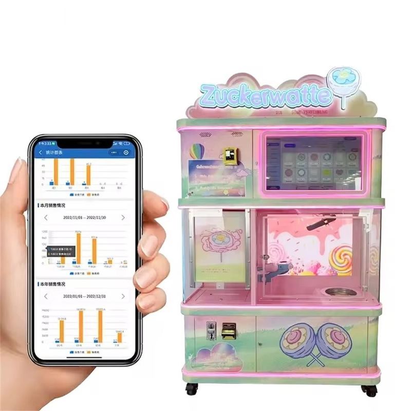 Fabrika fiyatı Mini Gaz Tipi Pamuk Şeker Makinesi Ticari Üretim