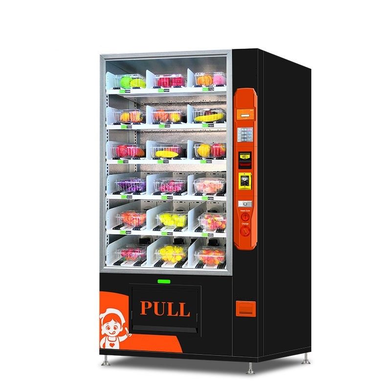 24 saatlik ekmek tatlı kek kendi kendine hizmet veren kiosk soğutucu ve asansörlü