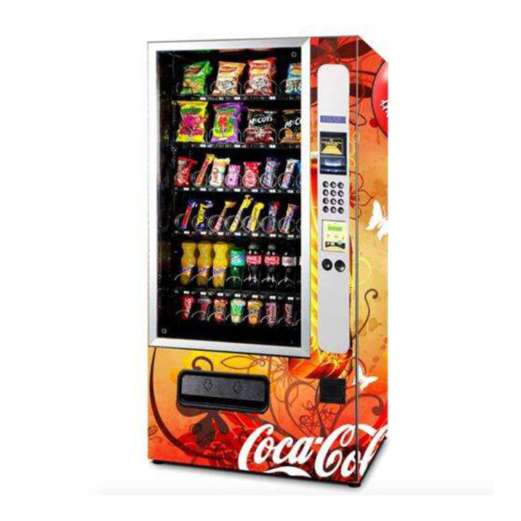 Temperatür aralığı ürünlere göre Atıştırmalıklar ve özelleştirilebilir seçenekler için ticari kahve satış makinesi içinde