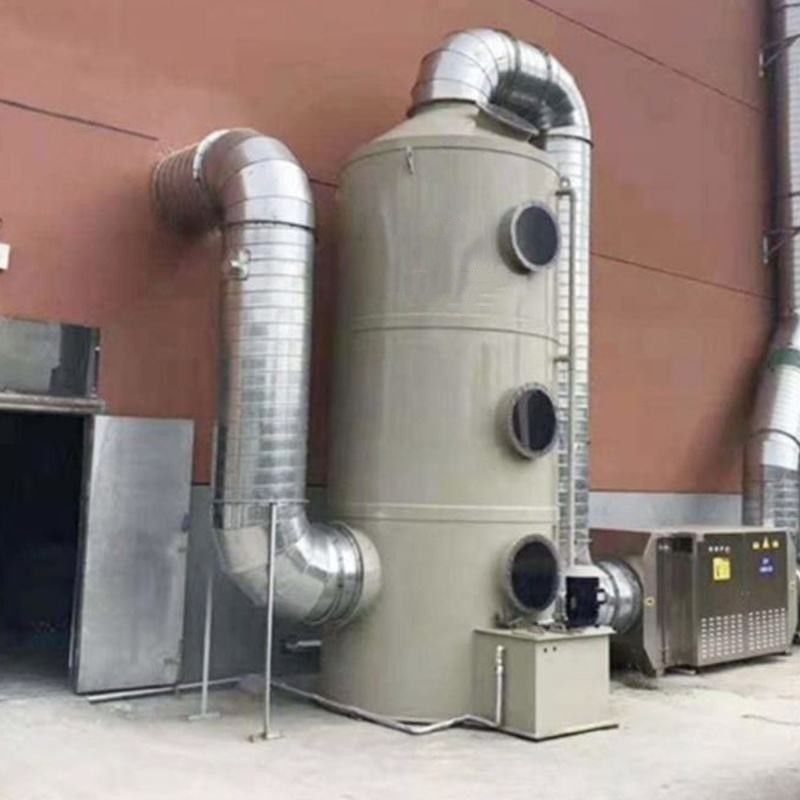 99.9% Temizleme Verimliliği Atık gaz arıtma ekipmanları, önceden hava filtresi ve 0.75-7.5kw güç ile