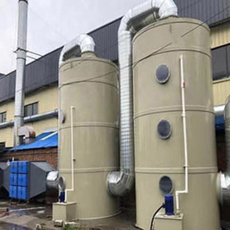 99.9% Temizleme Verimliliği Atık gaz arıtma ekipmanları, önceden hava filtresi ve 0.75-7.5kw güç ile