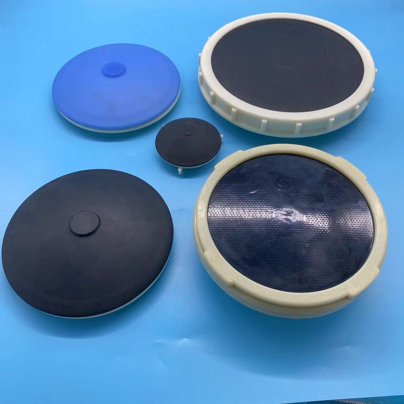 Yüksek Oksijen Nano Mikro Bubble Diffuser Havalandırma Başlık Tepsileri Düz Plak Disk Tipi Diyafragma Disk Havalandırıcı